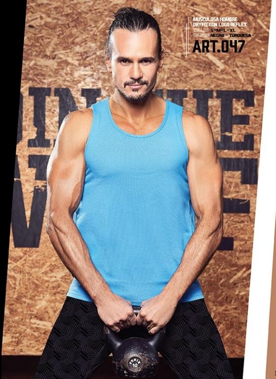 OFERTON - LODY SPORT MUSCULOSA DE HOMBRE CON DRYFIT Y LOGO REFLEX