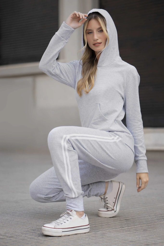 LIQUIDACION ! - INV. CONJUNTO RUSTICO ELASTIZADO CON CAPUCHA