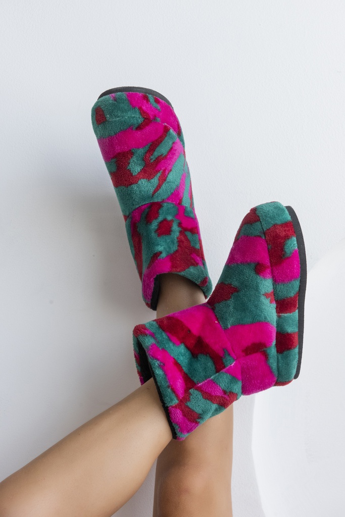 LIQUIDACION ! - INV. PANTUBOTA CORAL FLEECE ESTAMPADA CAMO