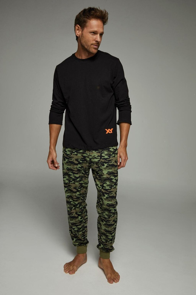  INV. PIJAMA CAMUFLAJE REMERA LISA Y PANTALON ESTAMPADO
