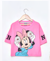 VER. REMERA PUPERA DE ALGODÓN "MINNIE"