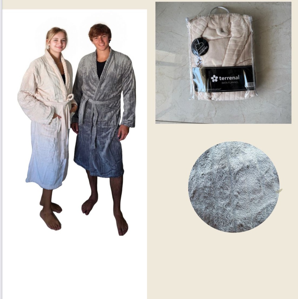 INV. BATA FLANNEL UNISEX ACANALADA