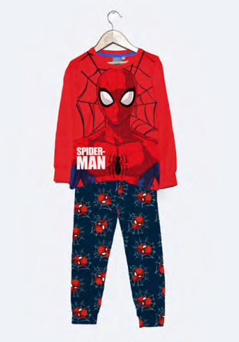 LIQUIDACION ! - INV. PIJAMA DE ALGODÓN Y MODAL "SPIDERMAN"