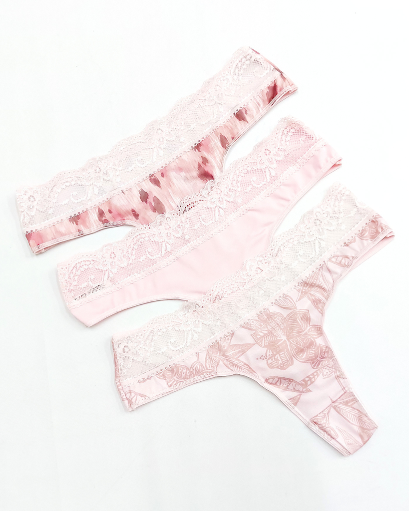 ROSA COLALES CON PUNTILLA DE MICROFIBRA