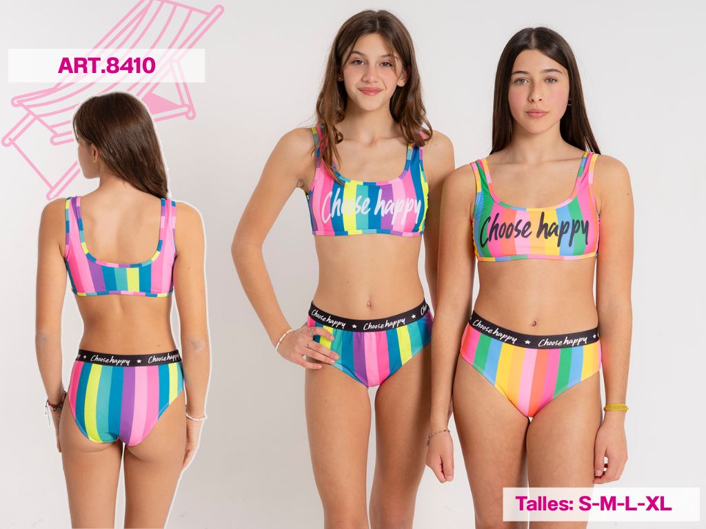 VER. MALLA BIKINI TEENS RAYADA