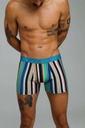 BOXER DE ALGODÓN Y LYCRA ESTAMPADO "RAYADO"