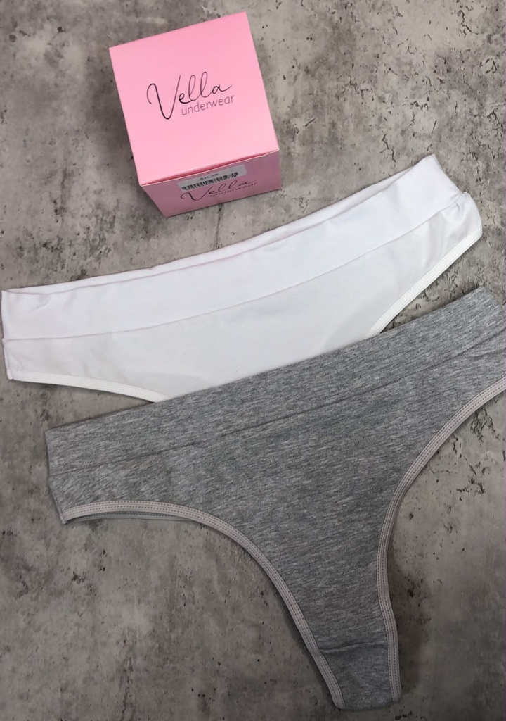 PACK X2 COLALES DE ALGODÓN CON CINTURA