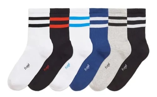 MEDIA TENIS CON "2 RAYAS" PLANTILLA TOALLA