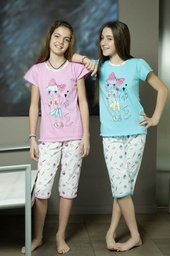 [PIA240] VER. PIJAMA NENA JERSEY PESCADOR CON ESTAMPA