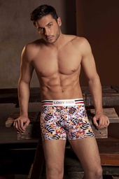 [LM941] BOXER DE ALG.LYCRA ESTAMPADO RAMAS VERANO