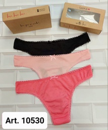 [SAY10530] Pack x 3 Colaless microfibra plumeti