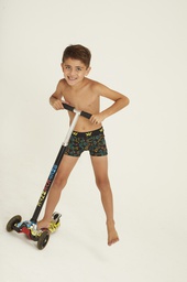 [XY1061] BÓXER NIÑO ALGODÓN-LYCRA ESTAMPADO "JOYSTICK"