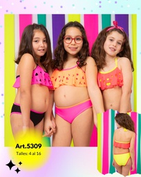 [VYO5309] MALLA BIKINI NENA LISA CON VOLADO CALADO