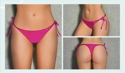 [KAUSM581] MALLA COLA LESS DE TRICOT LISO CON TIRAS REGULABLES