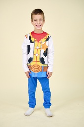 [DIS80447] LIQUIDACION ! - INV. PIJAMA DISFRAZ "TOY STORY" DE JERSEY MODAL ML SUBLIMADO "WOODY" Y PANTALON LISO