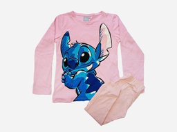 [DIS85017]  INV. PIJAMA DE JERSEY ML CON ESTAMPA "STITCH" Y PANTALON LISO