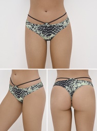 [KAUSM603] MALLA  CULOTE LES DE TRICOT ESTAMPADO