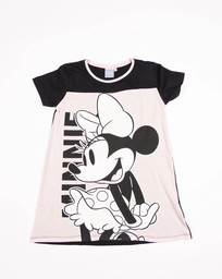[DIS82530] VER. CAMISON DE ALGODON MANGA CORTA CON MAXI ESTAMPA "MINNIE"