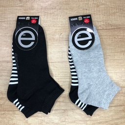 [ELE102.2] PACK X 2 SOQUETES HOMBRE LISO ALG. SURTIDO