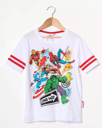 [DIS80846] VER. REMERA DE ALGODÓN ESTAMPADA "AVENGERS"