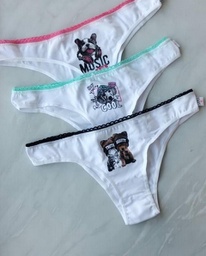 [SAY10301] PACK X 3 VEDETINA ALG. ESTAMPA DOG AND CAT