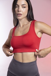 [SHE6478] INV. TOP BASICO DE POLISAP ESCOTE CUADRADO