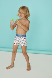 [XY1060] NUEVO - Bóxer niño algodón-lycra estampado "DONUTS"