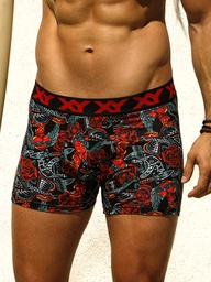 [XY1351] BOXER DE ALGODÓN Y LYCRA ESTAMPADO "TRADI INK"