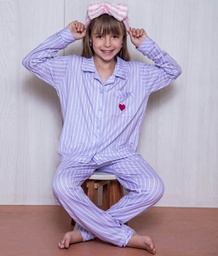 [BIAN25555/E] LIQUIDACION ! - INV. PIJAMA NENA ESTAMPADO ABOTONADO