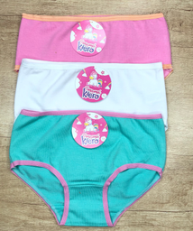 [KIE489] PACK X3 VEDETINA NENA DE ALGODÓN Y LYCRA LISA