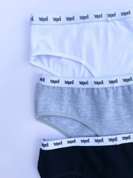 [KIE6033] PACK X3 CULOTTE TEENS DE ALGODÓN Y LYCRA