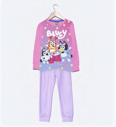 [DIS87709] LIQUIDACION ! - INV. PIJAMA DE ALGODÓN Y MODAL SUBLIMADO "BLUEY"