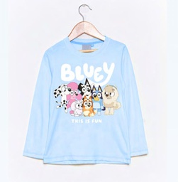 [DIS87712] LIQUIDACION ! - INV. REMERA DE ALGODÓN ESTAMPADA "BLUEY"