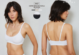[MXM427] CORPIÑO BRETEL FINO CON PUNTILLA SIN COSTURA