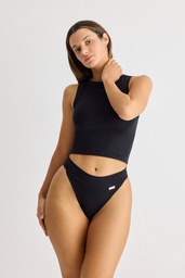 [BGXEMMA] MUSCULOSA DAMA CON ESCOTE CERRADO DE ALG. SOFT LISA 