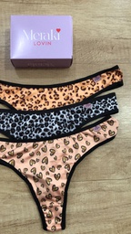 [MER4002] PACK X3 COLALES DE MICROFIBRA ESTAMPADO