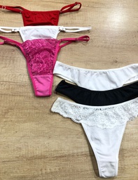 [FAI526] PACK X 3 COLALES SURTIDAS - REGULABLE Y CLASICA -