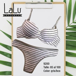 [LALU9200] OFERTON - Conjunto taza soft de algodón y lycra con dije.